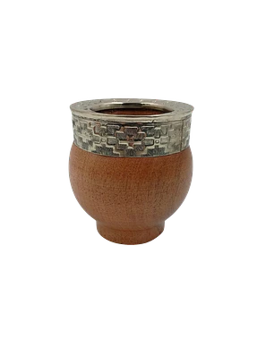 Mate Imperial de Algarrobo con Virola de Alpaca 