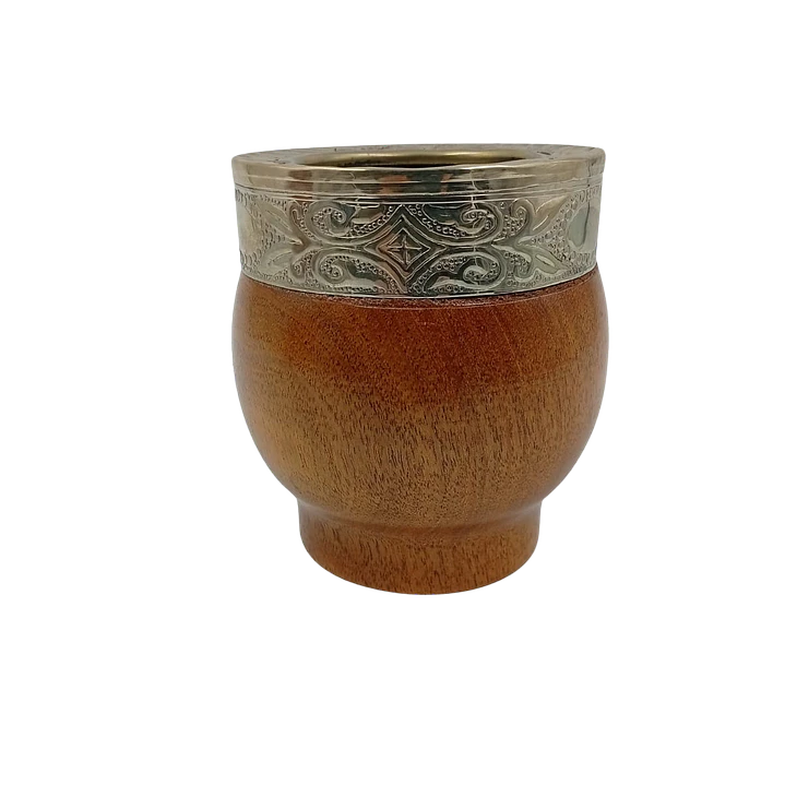Mate Imperial de Algarrobo con Virola de Alpaca  2