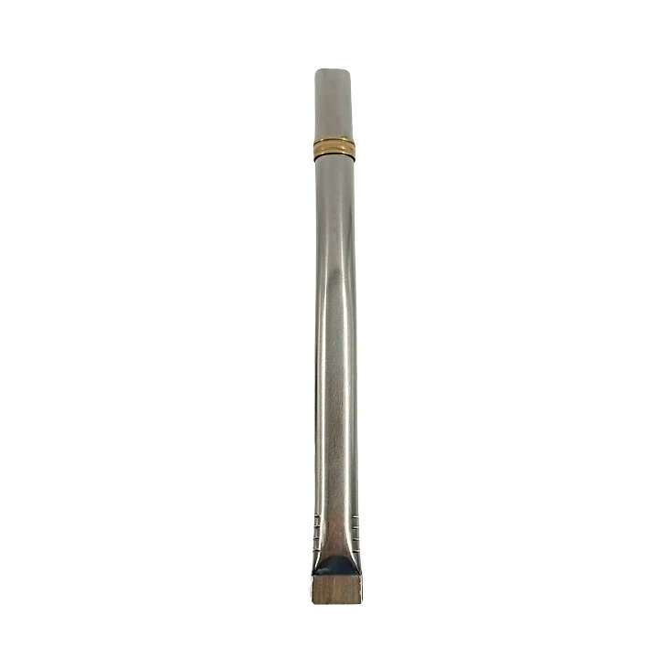 Bombilla Chata de Acero Inoxidable 1