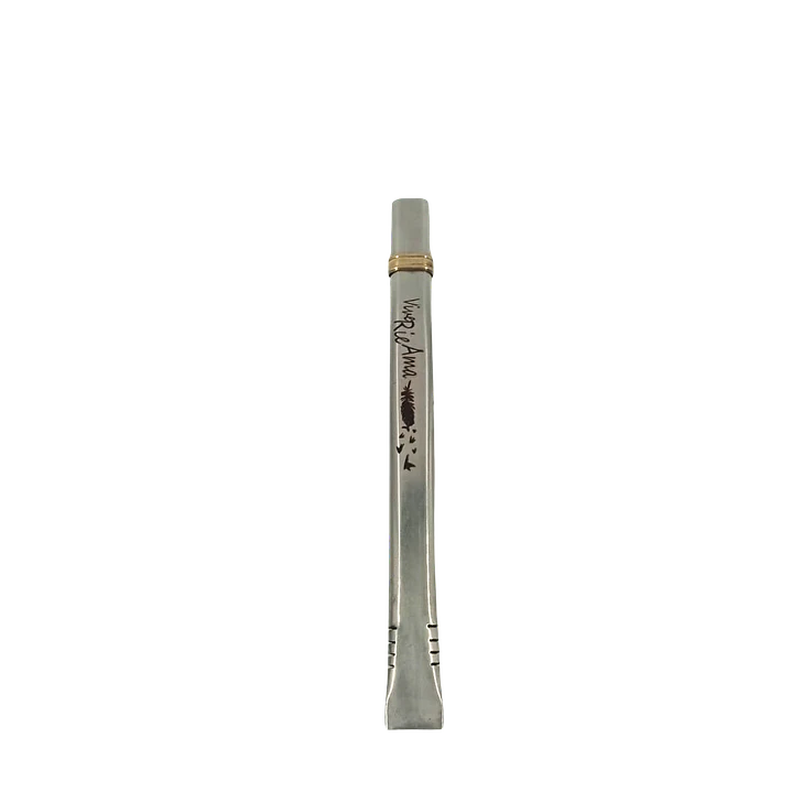 bombilla plana con acero inoxidable 1