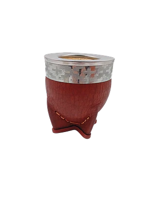 Calabaza imperial cuero liso café y virola pampa