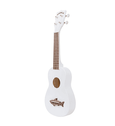 UKELELE MAKALA SHARK SOPRANO BLANCO ¡Incluye funda, afinador y correa!