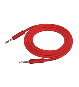 Cable para instrumentos plu-plug 6 mts - color rojo