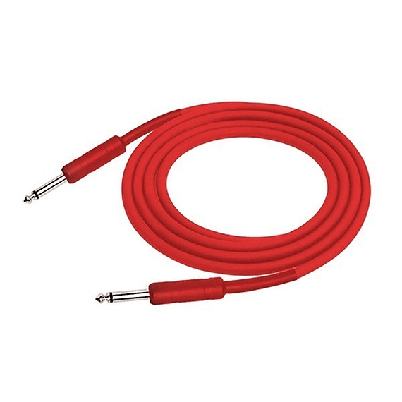 Cable para instrumentos plu-plug 6 mts - color rojo