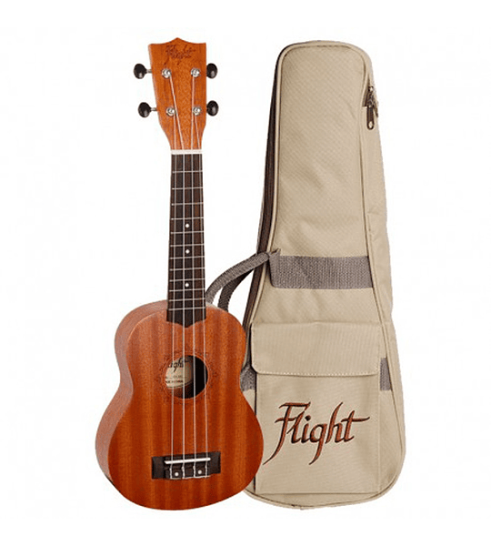 Ukelele Flight Soprano natural + funda 