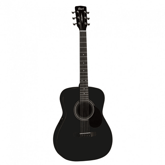 Guitarra Electroacústica Black Satin CORT AF510E-BKS
