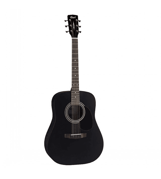 Guitarra Acústica Black Satín CORT AD810-BKS