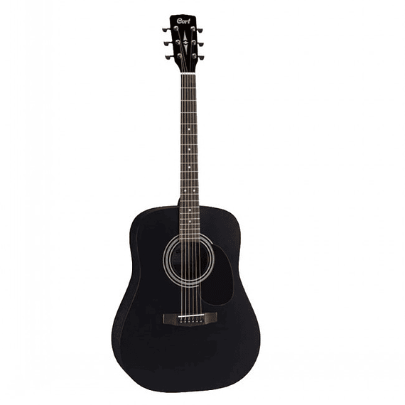 Guitarra Acústica Black Satín CORT AD810-BKS