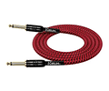 Cable de instrumento Kirlin Rojo 3Mts IWCX-201B-3R