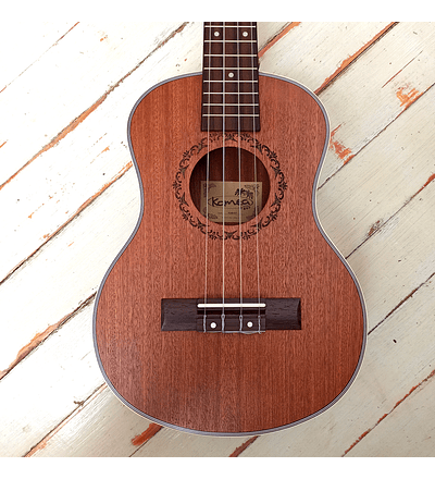 Pack Ukelele Kamea Caoba Binding Tenor ¡Incluye funda!