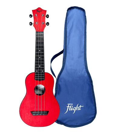 Ukelele Soprano Rojo Flight TUS35 Travel