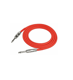 Cable Para Instrumento Rojo Plug Kirlin 6 Metros Ipcv-241-6
