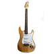 ¡Incluye amplificador, afinador, funda, capo, cable, y cuerdas! Guitarra Eléctrica XGTR Stratocaster Natural ST111-NT