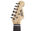 ¡Incluye amplificador, afinador, funda, capo, cable, y cuerdas! Guitarra Eléctrica XGTR Stratocaster Blanca ST111-WH