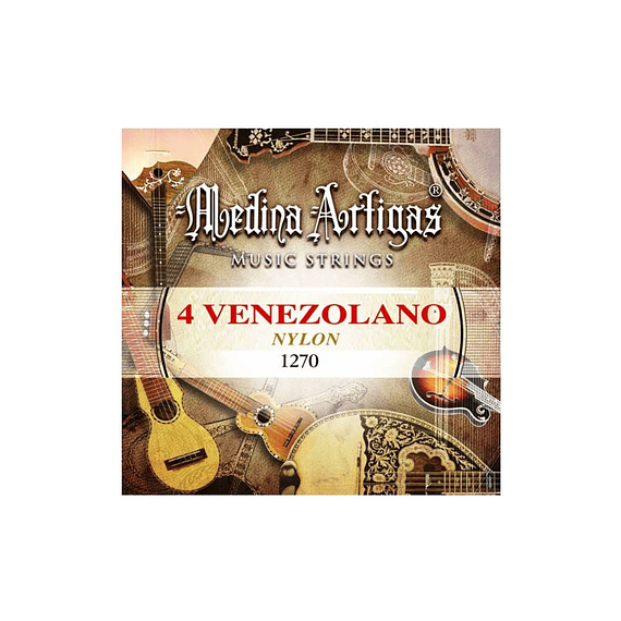 Cuerdas De Cuatro Venezolano Medina Artigas 1270