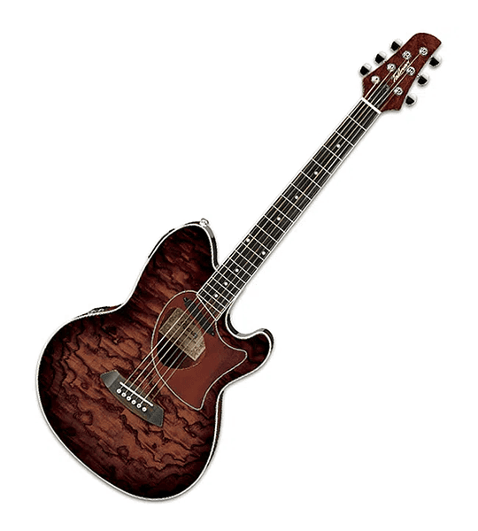 Guitarra eléctroacústica Ibanez TCM50 - Vintage Brown Sunburst