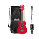 Ukelele Soprano Kala CHERRY BOMB ¡Incluye funda afinador y correa!