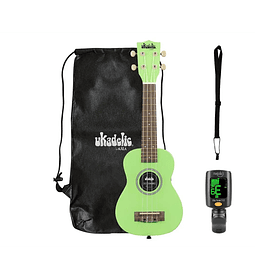 Ukelele Soprano Kala GRASSHOPPER ¡Incluye funda afinador y correa!