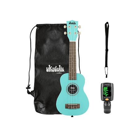 Ukelele Soprano Kala FROST BITE ¡Incluye funda afinador y correa!