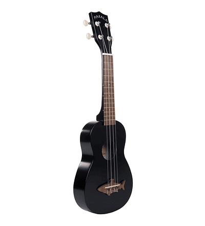  Ukelele Makala Shark NEGRO ¡Incluye funda, afinador y correa!