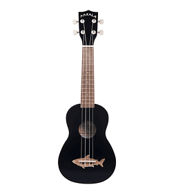  Ukelele Makala Shark NEGRO ¡Incluye funda, afinador y correa!