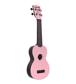 Ukelele Makala WATERMAN Rosado ¡Incluye funda afinador!