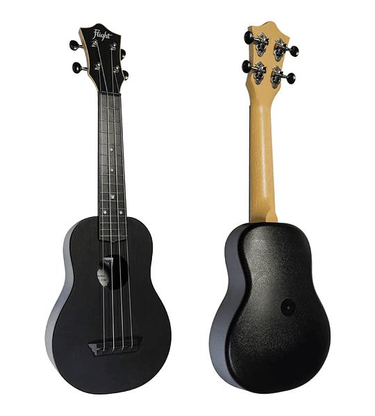 Ukelele Flight TRAVEL Negro 