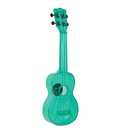 Ukelele Makala Waterman AZUL TRANSPARENTE 