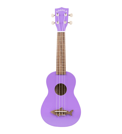 Ukelele Makala Shark Purpura ¡Incluye funda, afinador y correa!