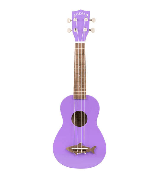 Ukelele Makala Shark Purpura ¡Incluye funda, afinador y correa!