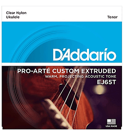 Cuerdas Daddario (Tenor) clear nylon 
