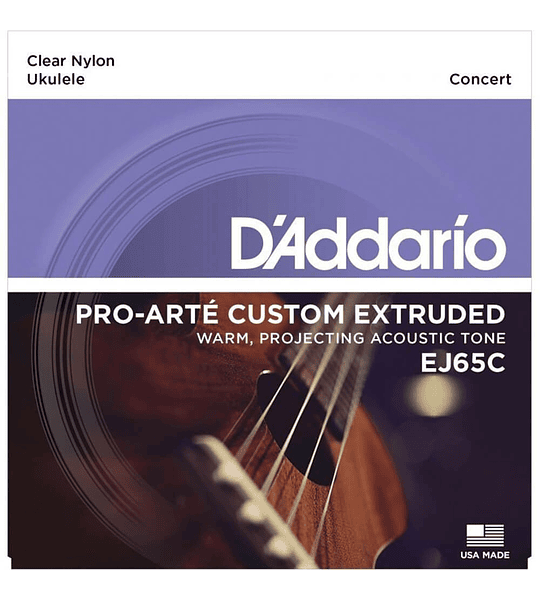 Cuerdas Daddario Concierto clear nylon
