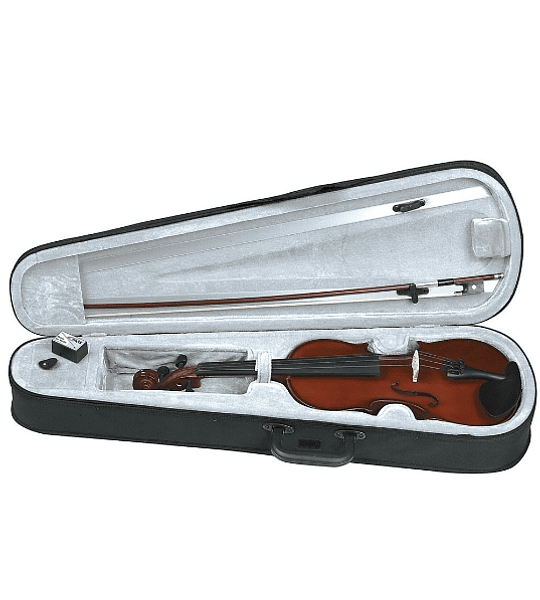 Violin Gewa tamaño 4/4 con estuche y accesorios