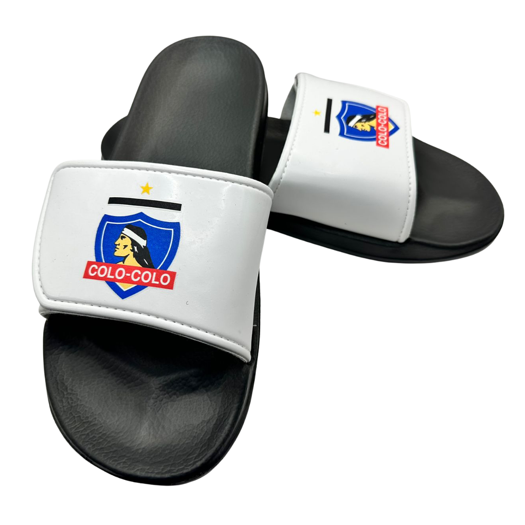 Sandalia blanca base negra adulto 2