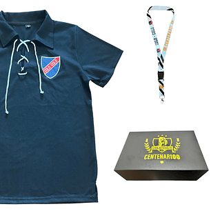 Caja Centenario Colo Colo - Camiseta Negra Manga corta 1925