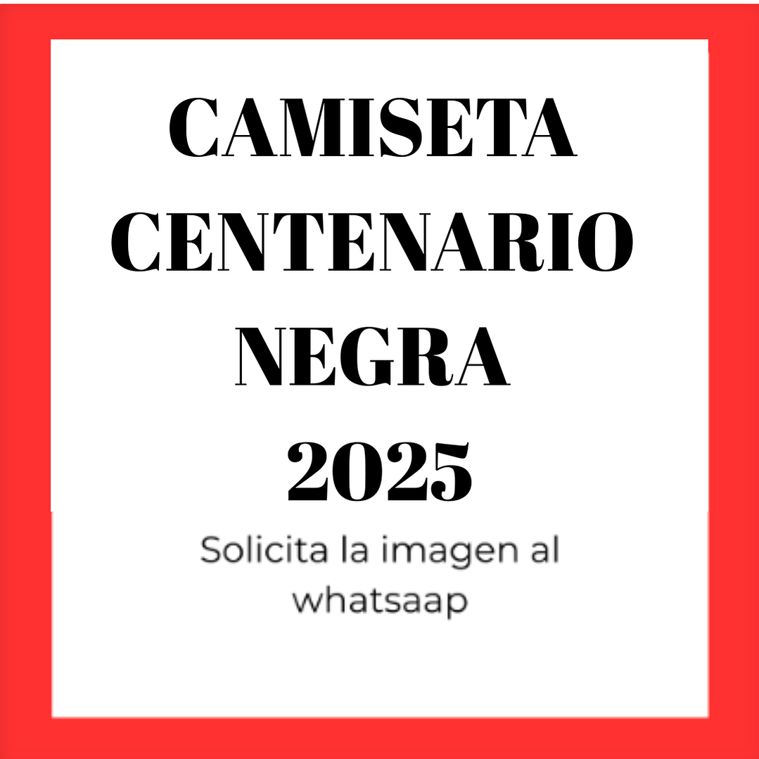 Camiseta centenario negra 2025 1