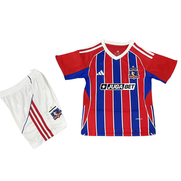 Conjunto infantil colo colo tri color 2