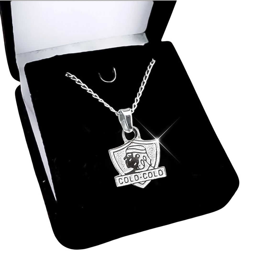Cadena plata Insignia Colo Colo 1