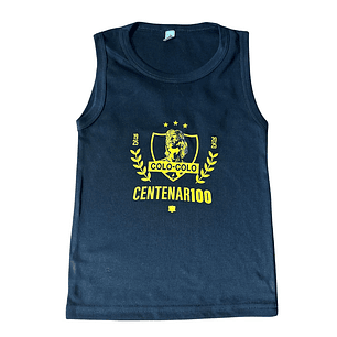 Polera sin mangas Colo Colo centenario