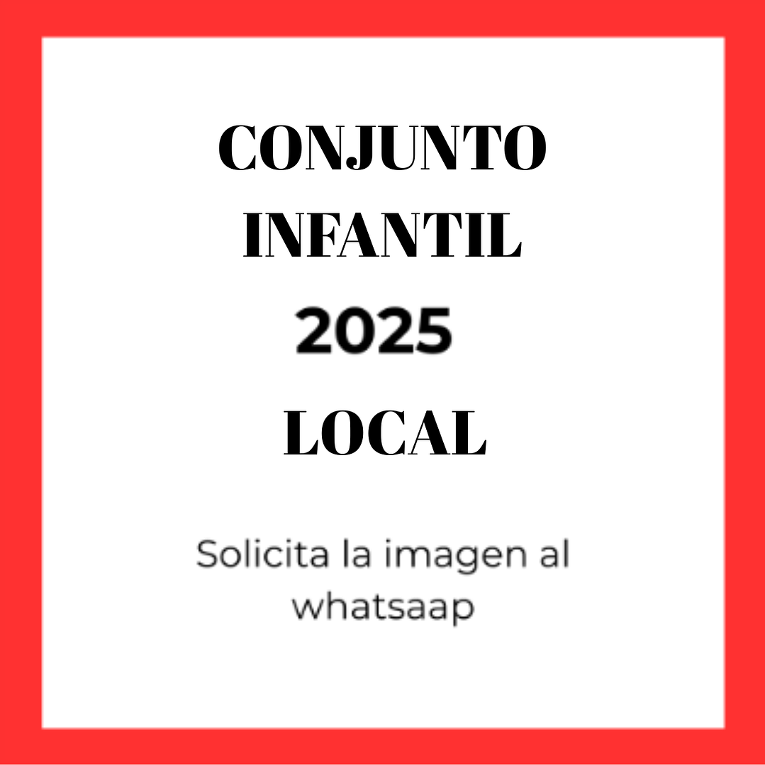 Conjunto infantil Colo Colo 2025 Local 1
