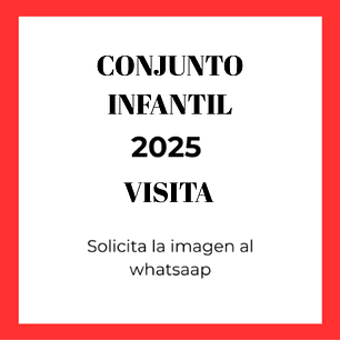 Conjunto infantil Colo Colo 2025 Visita 