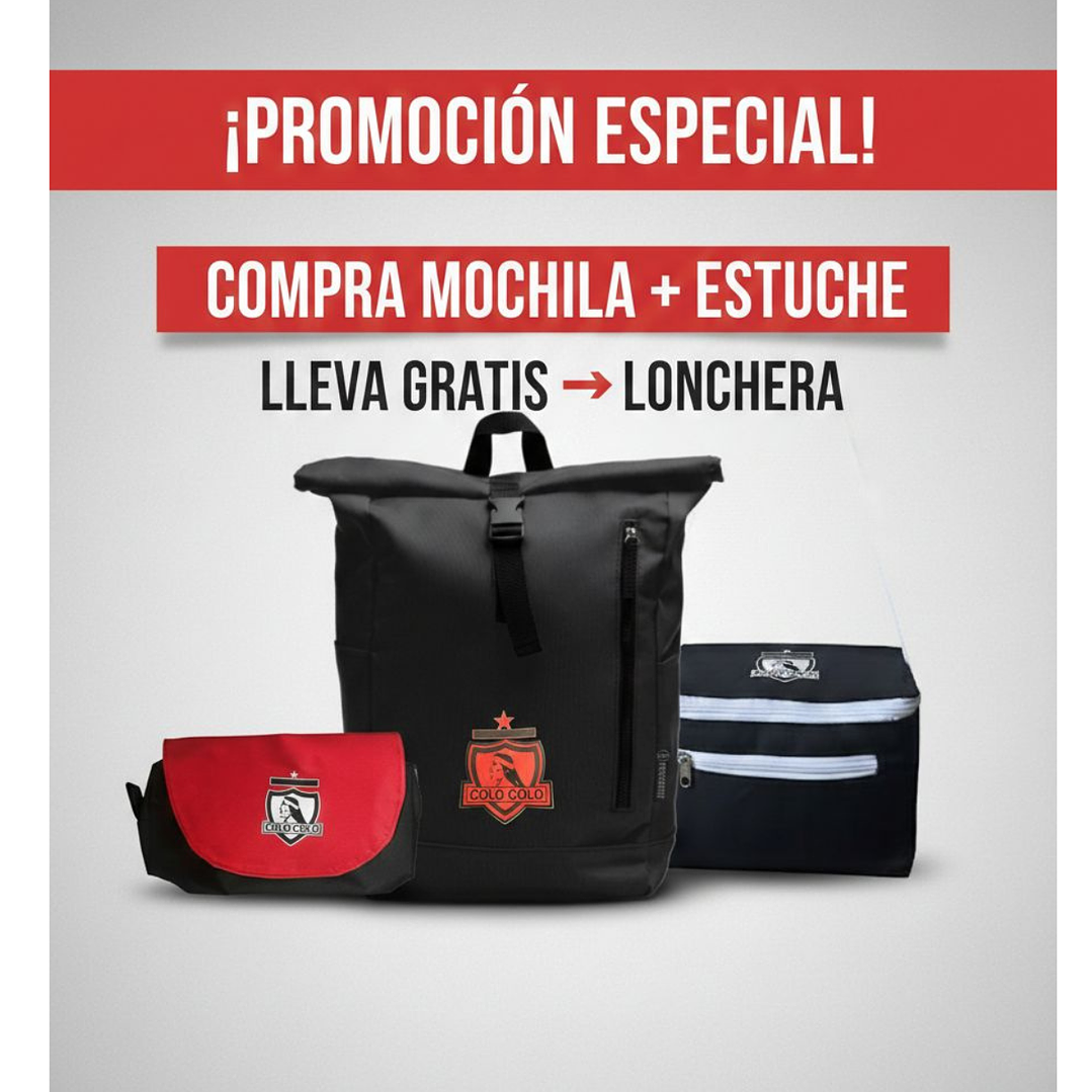 Pack mochila + estuche con tapa 1