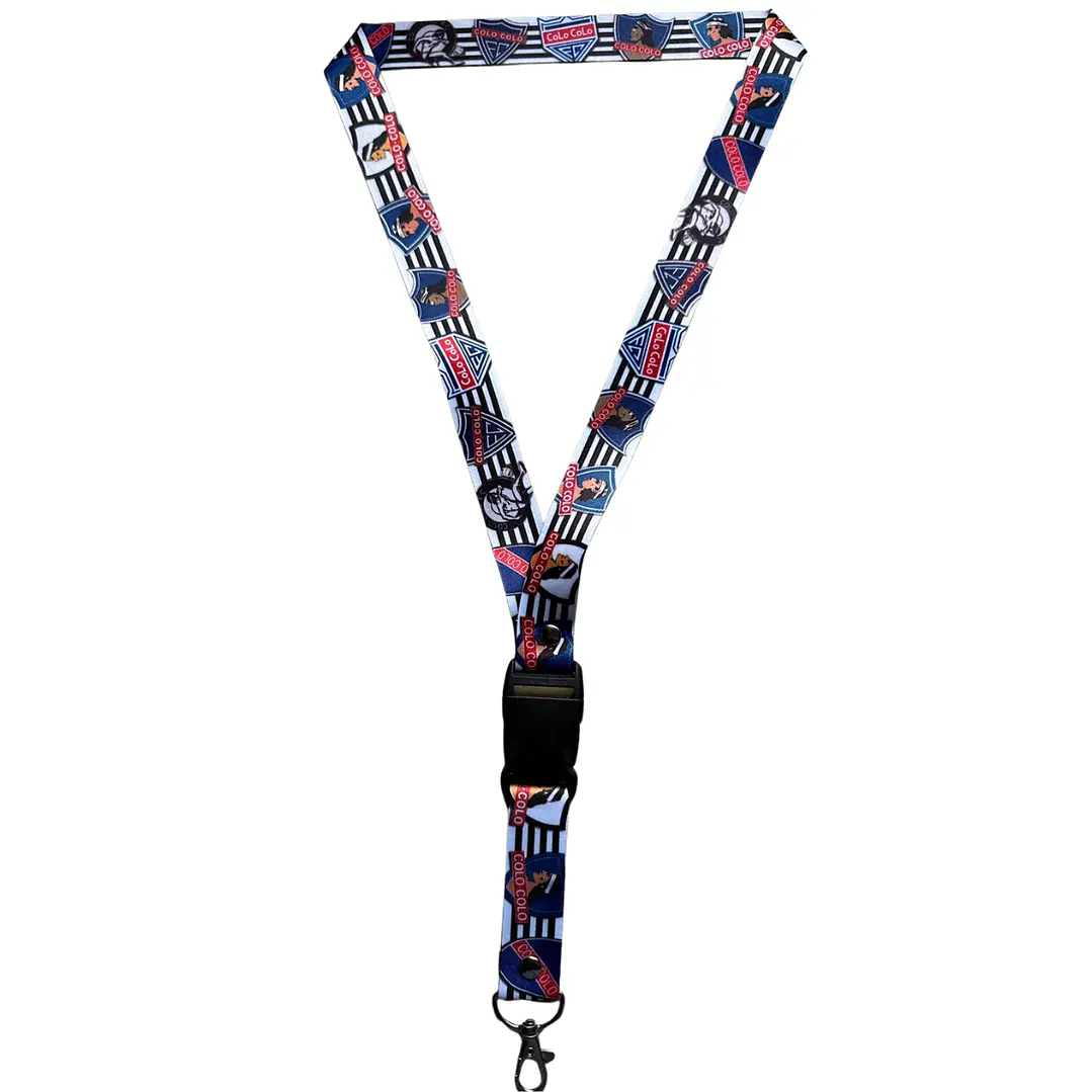 Lanyard Colo Colo - Lienzo todas las insignias  1
