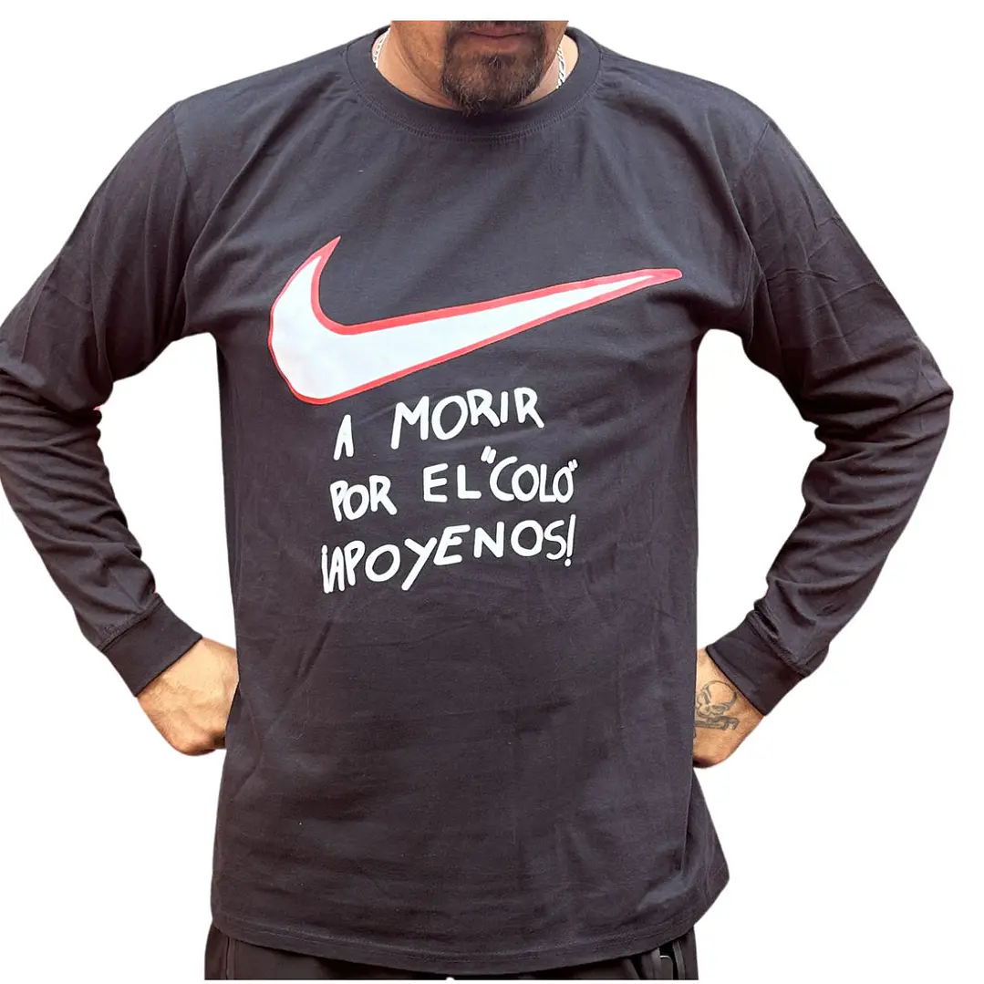 Polera a morir por el colo manga larga 3