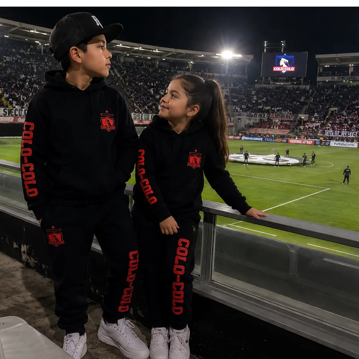 Buzo detalles rojos infantil 1