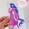 Vinilos grandes holográficos Rapunzel