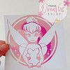 Vinilos grandes holográficos Tinkerbell