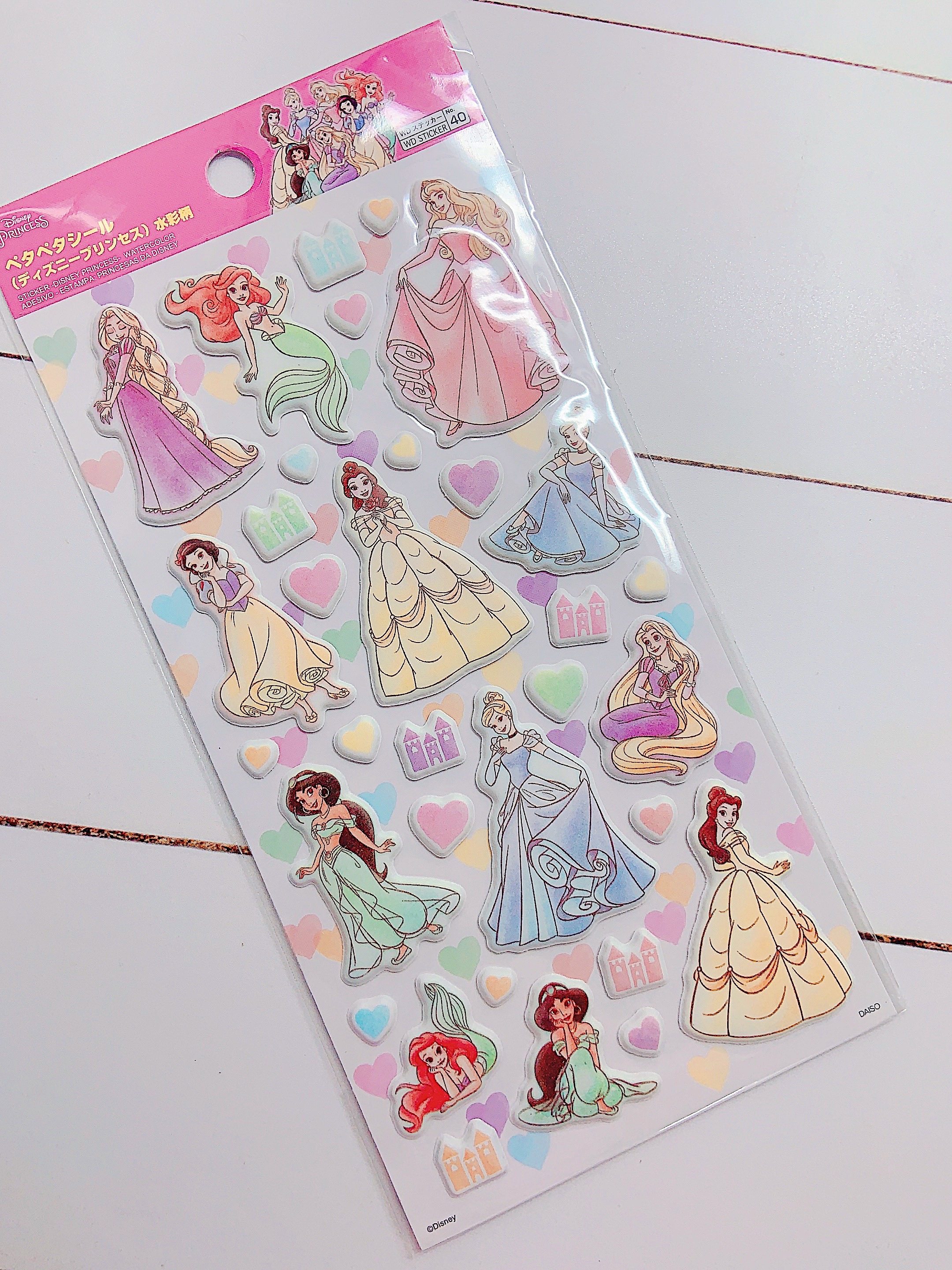 Stickers Láminas de Princesas