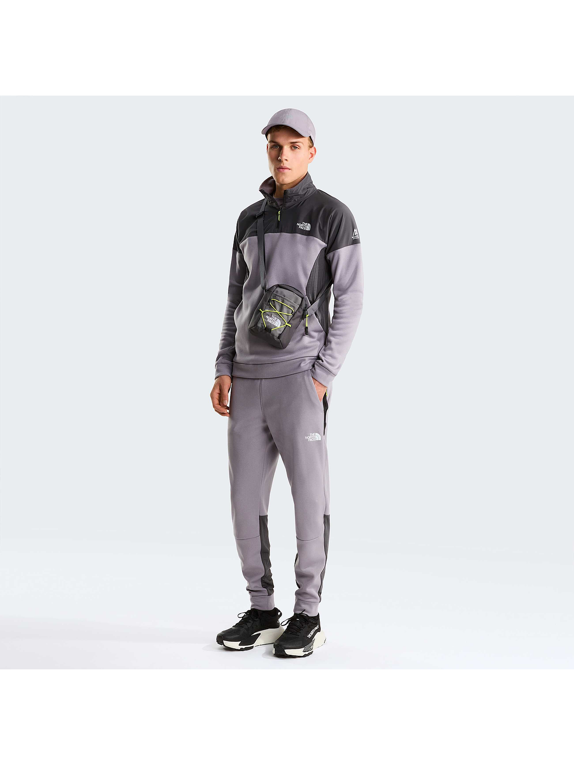 Forro polar con cremallera de 1/4 Mountain Athletics para hombre 1