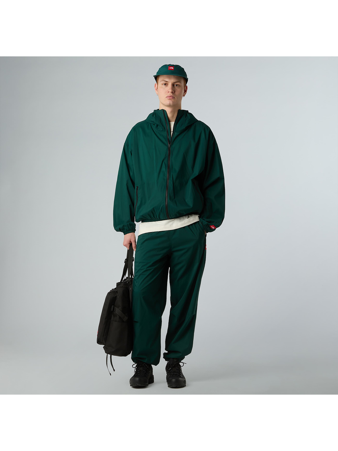 Chaqueta cortaviento plegable con capucha Redbox unisex 1